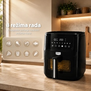Friteza na vruć vazduh - Air Fryer 6.5L PROSTO - Img 5