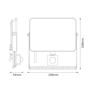 LED reflektor sa PIR senzorom 50W 4000K OSRAM - Img 3