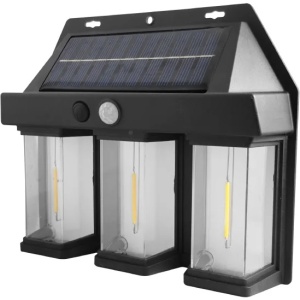 Nazidna solarna lampa sa senzorom pokreta