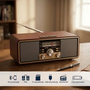 Retro Bluetooth radio PROSTO - Img 2