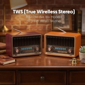 Retro RGB Bluetooth radio PROSTO - Img 3