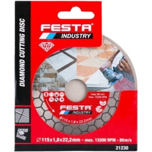 Rezna ploča dijamantska profi 115x1.8mm FESTA INDUSTRY - Img 3