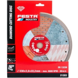 Rezna ploča dijamantska profi 230x2mm FESTA INDUSTRY - Img 3
