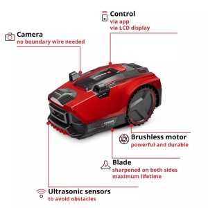Robot kosilica za travu sa kamerom FREELEXO CAM PLUS 600 EINHELL - Img 2