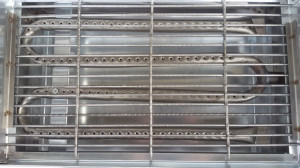 Roštilj plinski sa vulkanskim kamenjem INOX - Img 2