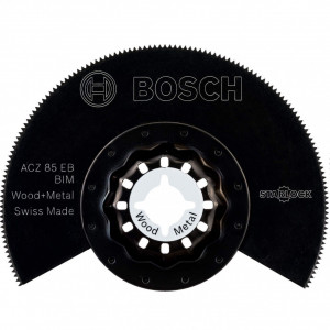Segmentni talasasto brušeni nož BIM za drvo i metal za višenamenske alate ACZ 85 EB 85mm BOSCH - Img 1
