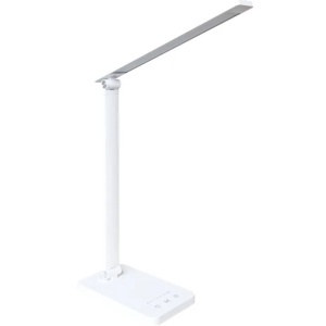 Sklopiva stona LED lampa sa satom i USB punjenjem 6.5W bela OSRAM