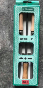 Turpije za metal sa drškom fine fin.3 SET 150-200mm Kaiser Feilen - Img 2