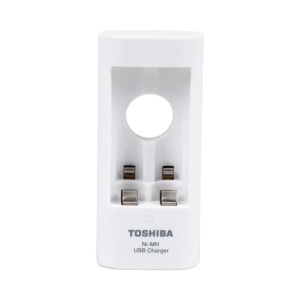 USB punjač za Ni-MH akumu. AA AAA + 4 punjiva aku AA 2000mAh TOSHIBA  - Img 2