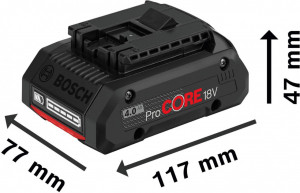 Akumulator - baterija PROCORE 18V 4.0Ah BOSCH - Img 7