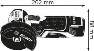 Akumulatorska ugaona brusilica GWS 12V-76 Solo BOSCH - Img 5