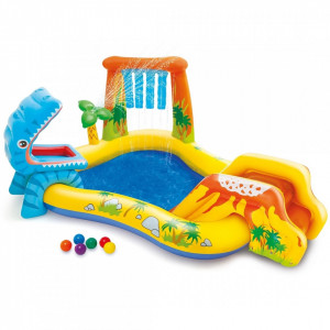 Dečiji bazen 249x191x109cm Dinosaurus Play Centre - Img 1