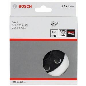 Disk za rotacionu ekscentričnu brisilicu sa čičak prihvatom - tanjir 125mm (meki) za GEX 125 A/AC i GEX 12 A/AE BOSCH - Img 2