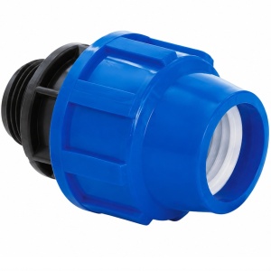 Egal spojnica za PE cevi sa spoljnim navojem 20-110mm SAB POLLINO PLAST