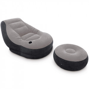 Fotelja sa tabureom 99 x 1.3 x 76cm Ultra Lounge INTEX - Img 1