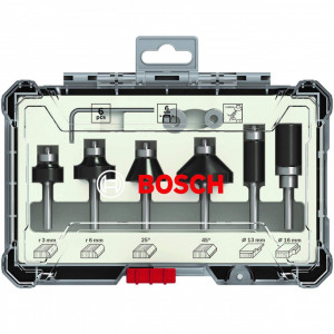 Frezeri - glodala za drvo set Trim&Edging 6kom. 6mm BOSCH - Img 2