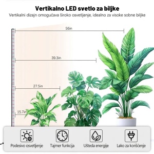 Home Grow Vertical Light svetlo za biljke 40W - Img 5