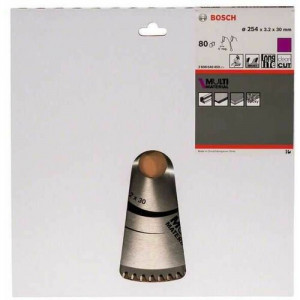 Kružna testera za drvo, aluminijum i bakar Multi Material 254x30x2.5mm - 80 rupa BOSCH - Img 2