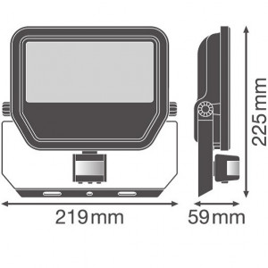 Led reflektor sa PIR senzorom 50W LEDVANCE - Img 2