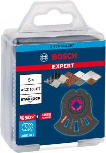 List testere za multifunkcionalne alate EXPERT MultiMaterial Segment Blade ACZ 105 ET BOSCH - Img 3