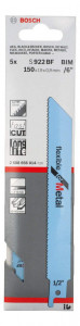 List univerzalne - recipro testere S 922 BF Flexible za metal 5kom. BOSCH - Img 2
