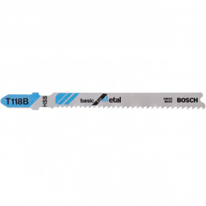List za ubodnu testeru T 118 B Basic za metal 100kom. BOSCH - Img 1