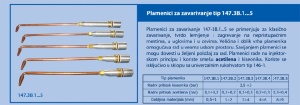 Plamenici za zavarivanje grbavi 147.3B (0.5 - 9.0mm) Teleoptik - Img 2