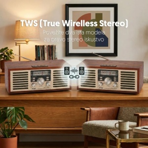 Retro Bluetooth radio PROSTO - Img 3