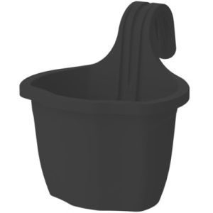 Saksija - žardinjera balkonska NICA - antracit 23cm