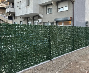 Veštačka živa ograda sa lovorovim lišćem 1.5x3m - Img 6
