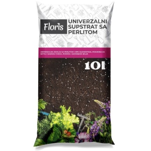 Zemlja - supstrat sa perlitom 10L FLORIS