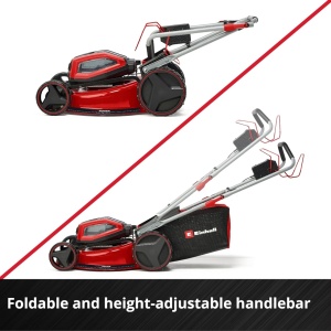 Akumulatorska samohodna kosilica za travu sa četiri baterije GP-CM 36/52 S Li BL EINHELL - Img 8