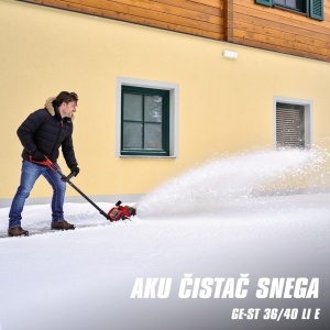 Akumulatorski čistač snega GE-ST 36/40 Li E-Solo EINHELL - Img 7