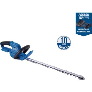 Akumulatorski trimer za žbunje i živicu IXES Solo C-HT570-X + set punjač 2.4A i baterija 2.0Ah Scheppach - Img 1