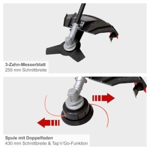 Benzinski trimer za travu 1.8KS BCH5200PB Scheppach - Img 3