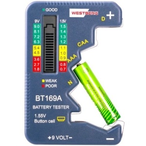 Digitalni tester baterija C/AA/AAA/D/N/9V WESTBERG - Img 2