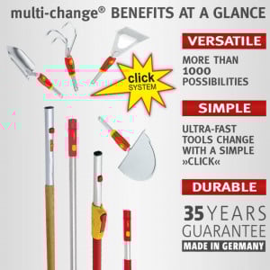 Drška D aluminijumska multi-star® 85cm ZM-AD WOLF GARTEN - Img 2