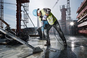 Elektro-pneumatska čekić bušilica SDS MAX sa špic dletom GBH 8-45 D BOSCH - Img 8