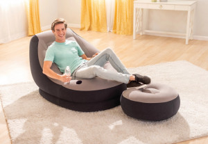 Fotelja sa tabureom 99 x 1.3 x 76cm Ultra Lounge INTEX - Img 2