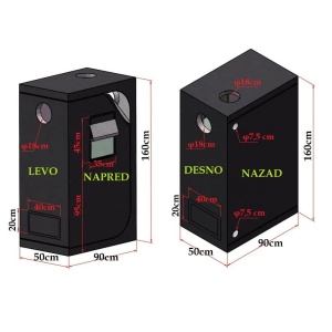 Growbox 90x50x160 - Img 2