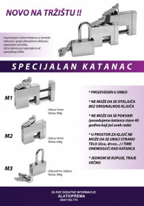 Katanac sigurnosni 100x70x20mm - Img 2