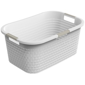 Korpa za veš - bela 40L COUNTRY