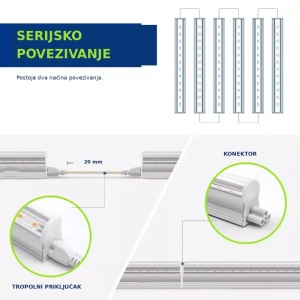 LED Bar T5 16W 120cm Full Spectrum - Img 5