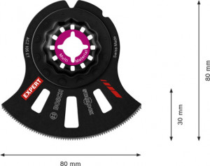 List testere za multifunkcionalne alate EXPERT MultiMaterial Segment Blade ACZ 105 ET BOSCH - Img 4