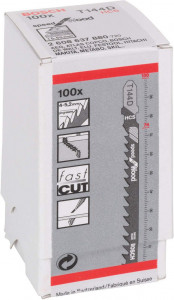 List za ubodnu testeru T 144 D Speed za drvo 100kom. BOSCH - Img 6