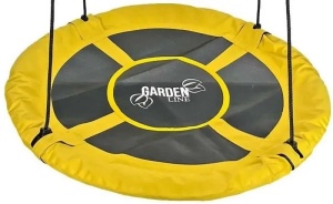 Ljuljaška za decu gnezdo - žuta 100cm GardenLine - Img 2