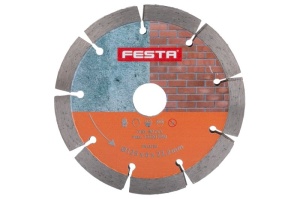 Rezna ploča za kamen i ciglu sa duplim sečivom dijamant 125x6mm FESTA - Img 3
