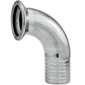 Savijena garola DN40 na crevo fi 40mm INOX
