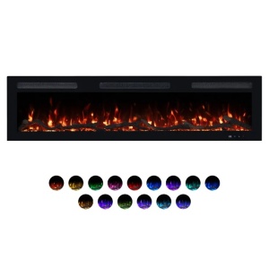 Smart električni 60" 3u1 multikolor samostojeći kamin 1800W PROSTO - Img 4