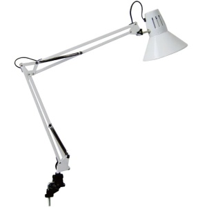 Stona lampa PANAN Classic Hook E27 bela OSRAM